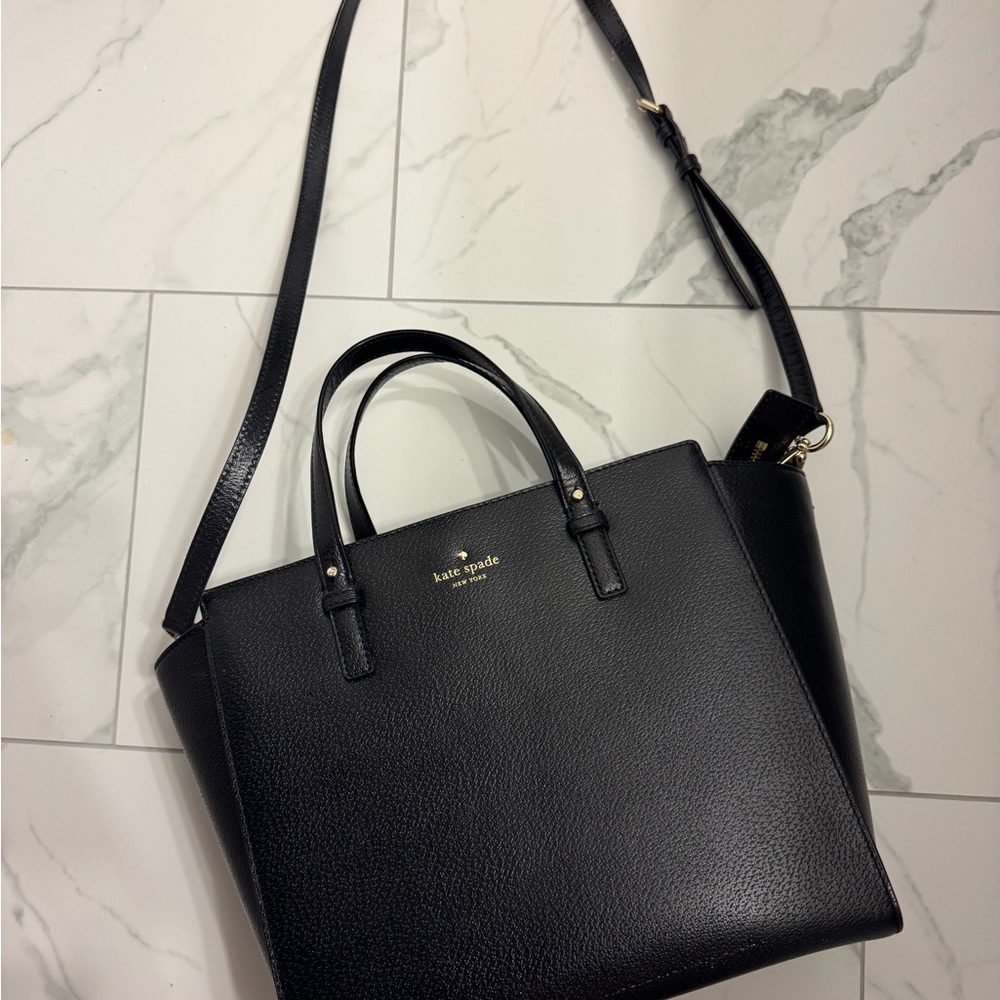 Kate Spade Black Pebbled Leather Handbag
